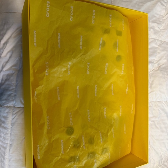 mschf x crocks big yellow boots (used for 2 hours inside only for a party) - Picture 3 of 9